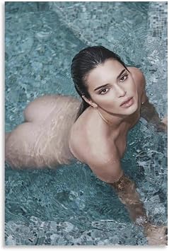 Kendall Jenner Fashion Models Fashion Magazine Beauty Sexy Poster Canvas Wall Art Posters For Room Aesthetic And Decor Poster For Living Room Bedroom Office Decor 08x12inch20x30cm Unframe-style