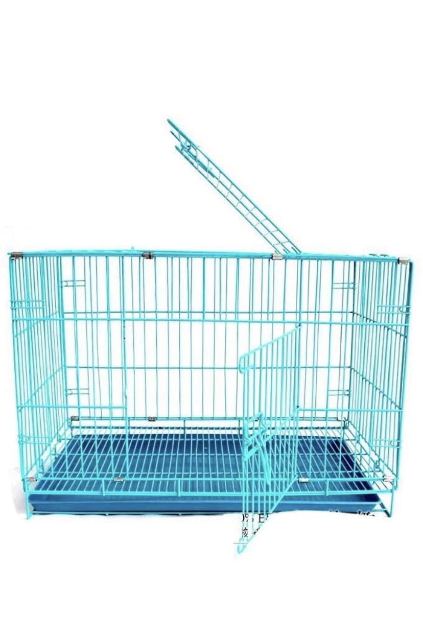 CENTRAL FISH AQUARIUM 42" Big Double Door Folding Metal Cage With Removable Tray And Paw Protector For Dogs,Cats And Rabbits 106 X 76.5 X 83.5 Cm (Blue) (B09MB7ZKX2) Amazon Price History, Amazon Price Tracker