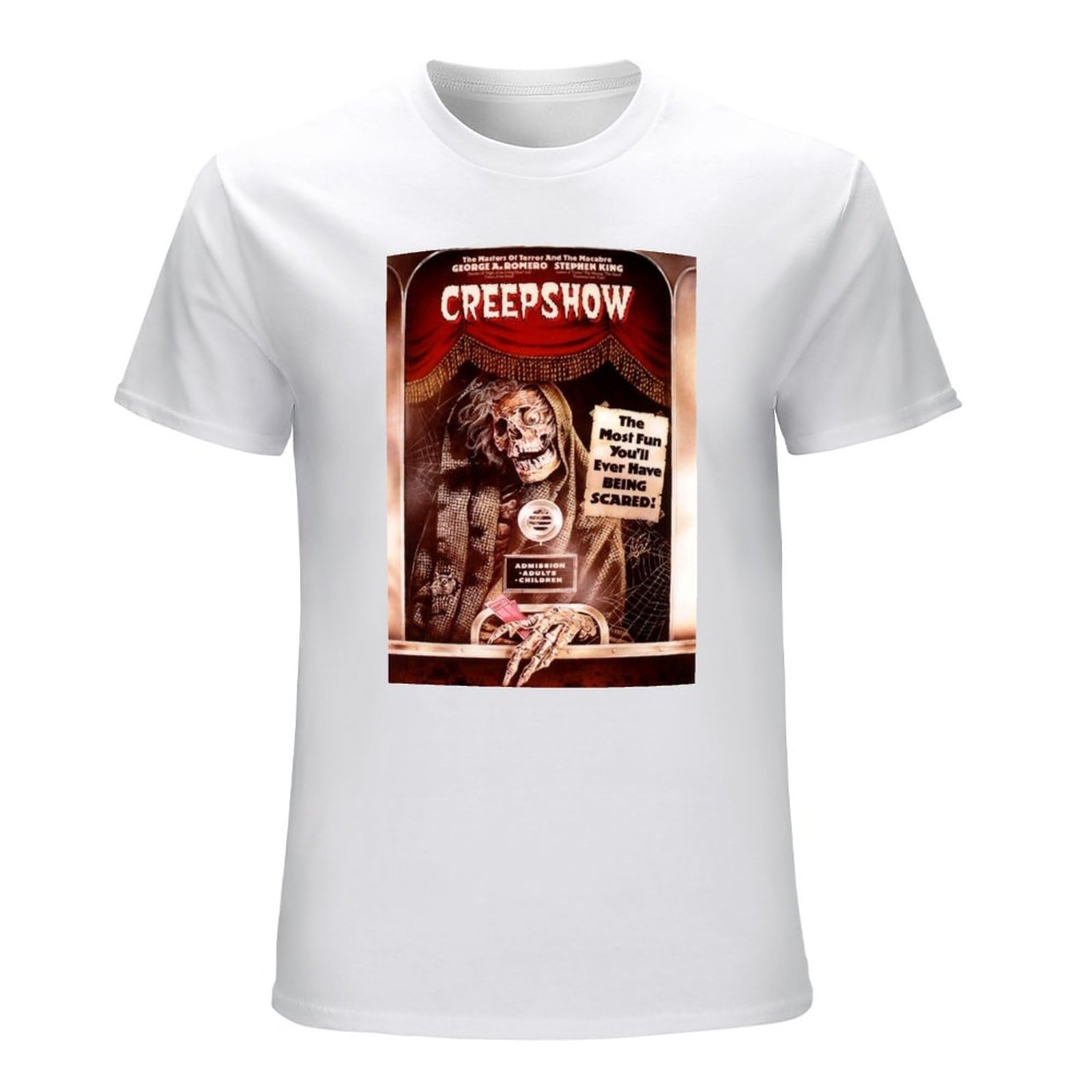Basic Diary Men's White Creepshow 80S Horror Movie Poster T Shirt Xxl