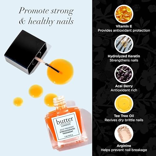 Miniatura 10 de butter LONDON Jelly Preserve Tratamiento fortalecedor, 0.4 fl. oz.