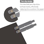 Ddaowanx Gel Pens, 6 Pcs 0.5mm Quick Dry Fine Point Smooth Writing Pens, Cute Office School Supplies Gifts for Women (6 Pcs Morandi-Black Ink)