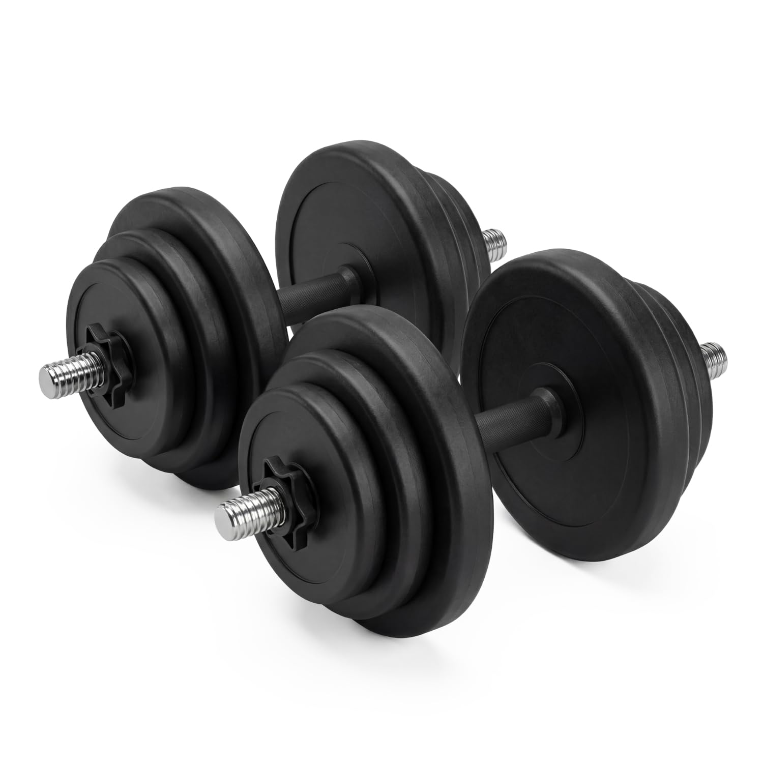 VirtuFit Manubri – Manubri – Regolabili – Vinile – 2 x 14 kg (28 kg)