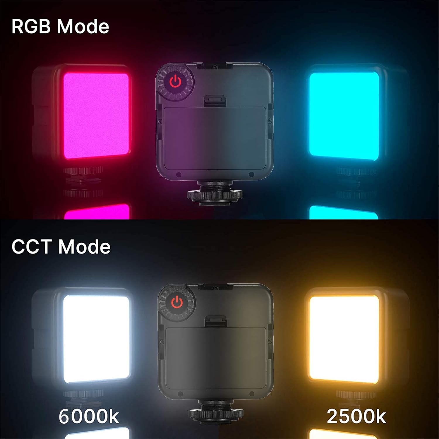 VL49 RGB LED Light for Videography On Camera LED Light, Video Conference Lighting Kit - Image 4