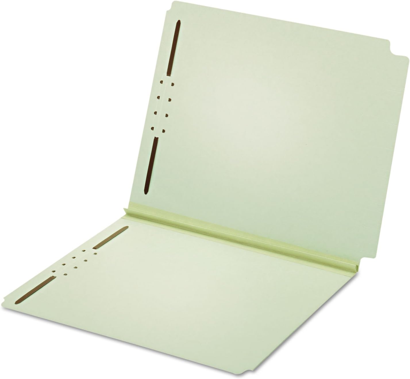 Globe-Weis - Dual Tab Pressboard Folder 2 Fasteners 2 Expansion Letter Lt Green 25/Box Product Category: File Folders Portable & Storage Box Files/Folders