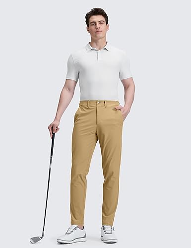 Miniatura 3 de CRZ YOGA - Pantalones de golf para hombre, de 28, 30, 32, 34 y 36 pulgadas, secado rápido, ligeros, casuales y para el trabajo, para usar todo el