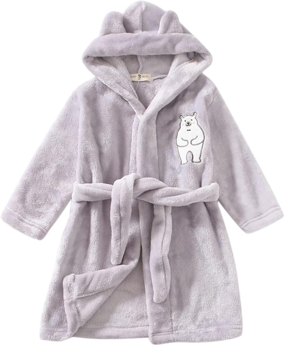 Kid Little Boys Girl šartoon Hooded Bathšobe Toddler šobe šajamas šleepwear Kids šobes for Girls