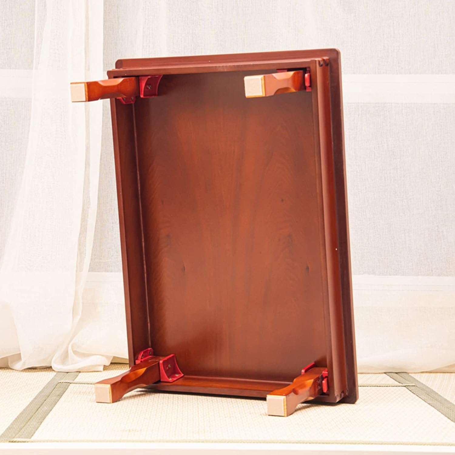 GeRRiT Mesa Plegable con Ventana salediza, Mesa Baja, Mesa de Comedor Plegable para el hogar, Mesa de té, Mini Mesa de Estudio para salón de té, balcón, Sala de Estar