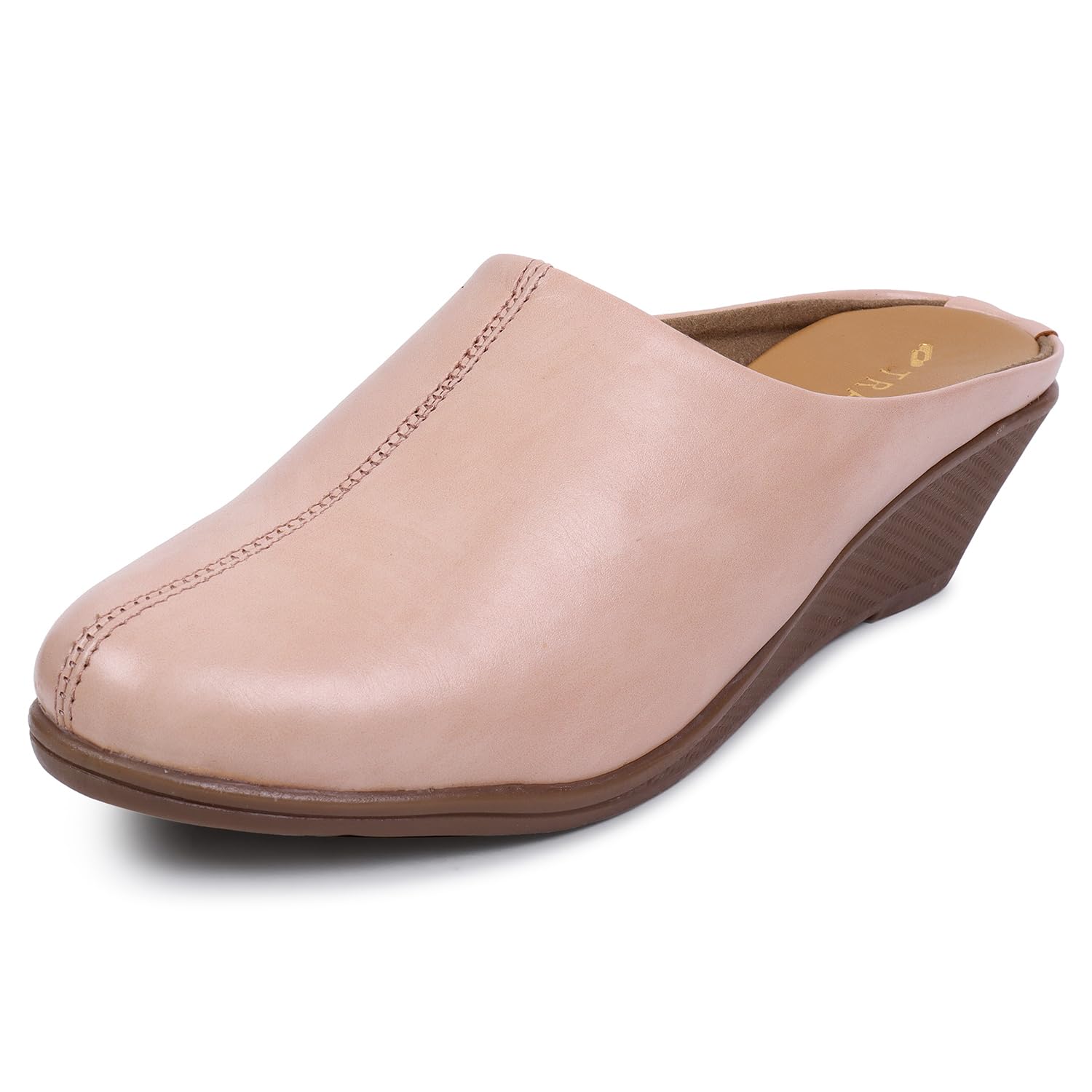 TRASE Diva Womens Formal Slip-on Mules Shoes with Open Back & Platform Wedge Heels | Open Shoes for Women Pink (B0DGG6RYBS) Amazon Price History, Amazon Price Tracker