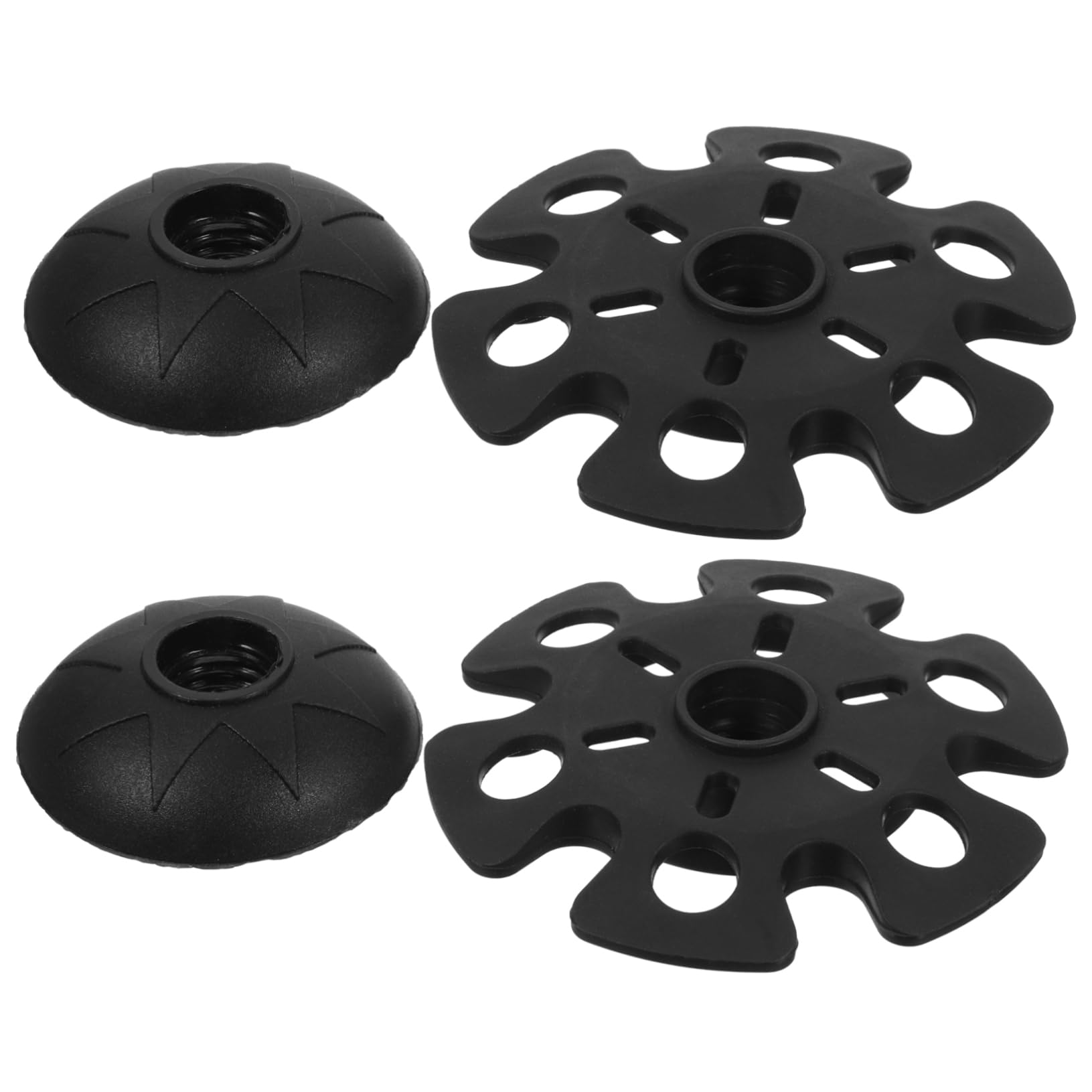 LIOOBO 4 Piezas Accesorios para Bastones de Senderismo Tapones para Bastones de Trekking Cubiertas Antideslizantes para Nieve y Barro