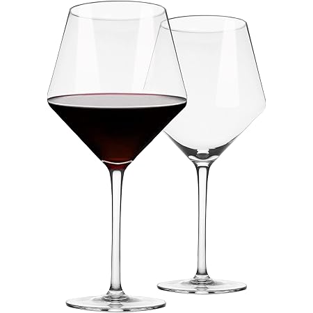Buy Sipologie Burgundy Large Wine Glass - Hand Blown Lead-free Crystal ...