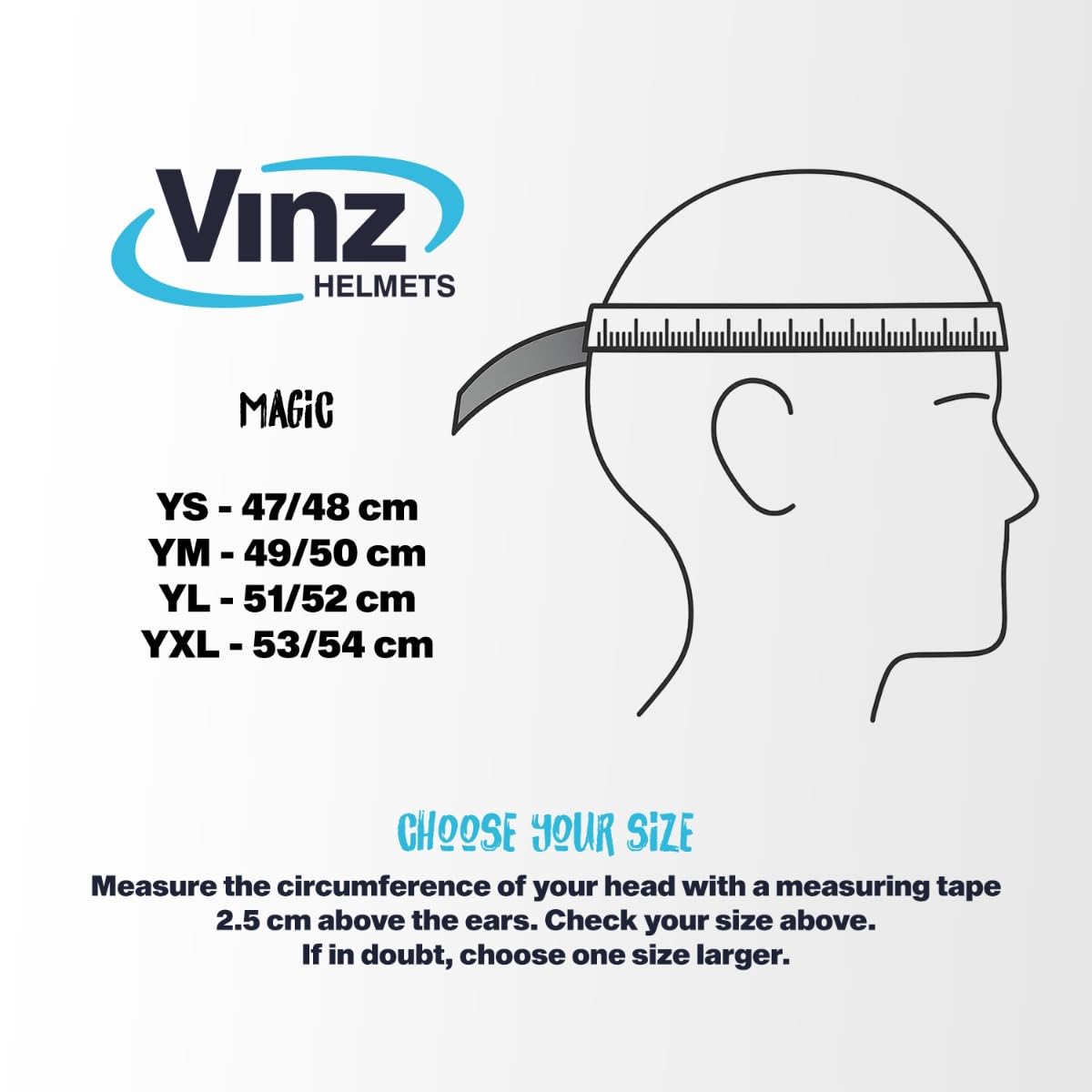 VINZ Magic Motorrad Helm Kinder | Kinder Jethelm in Gr. YS-YXL | Kinderhelm Motorrad, Roller, Mofa & Moped | ECE 22.06 Zertifiziert