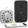 Smart Lock with Door Sensor, ULTRALOQ 5-in-1 Keyless Entry Door Lock with Built-in WiFi, Bluetooth and Keypad, WiFi Door Lock, WiFi Deadbolt, ANSI Grade 1 Certified - U-Bolt WiFi, Lock