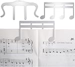 2 Pcs Metal Music Book Clip, Music Stand Clips, Partition Clips, Piano Music Signet, Music Page Holder for Note Paper, Livres, Guitare, Violon, Clavier, Musiciens