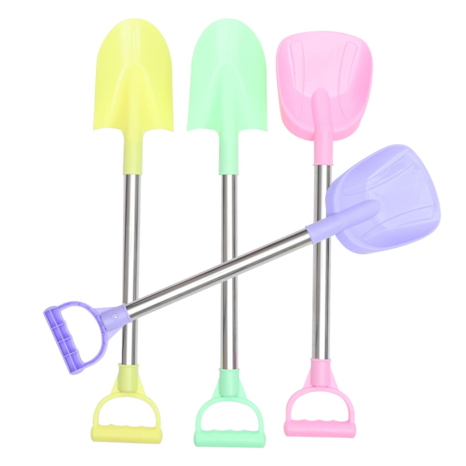 Milisten 1Set Snow Shovel Dual Shovels for Winter Fun Snowman Building Fights for Outdoor Play Beach Scooping