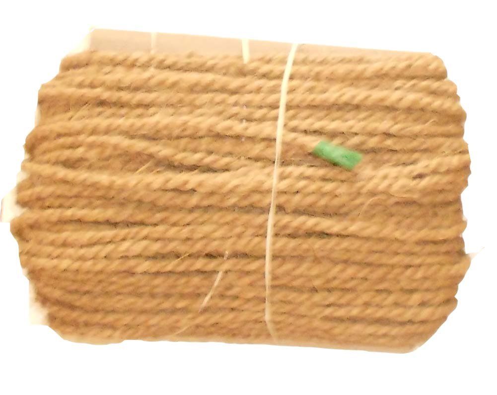 Coconut Fiber WorksTwine Made of Premium Quality (Coir ) Length 150 feet,Thickness is 5mm .This Twine is Perfect for Vine Support Since it has Excellence Water Holding Capacity.