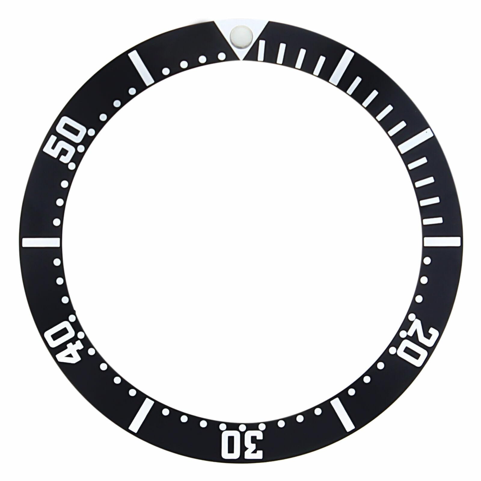 Ewatchparts BEZEL INSERT COMPATIBLE WITH 41MM CASE OMEGA SEAMASTER 082SU1361 WATCH JAMES BOND 007 BLACK