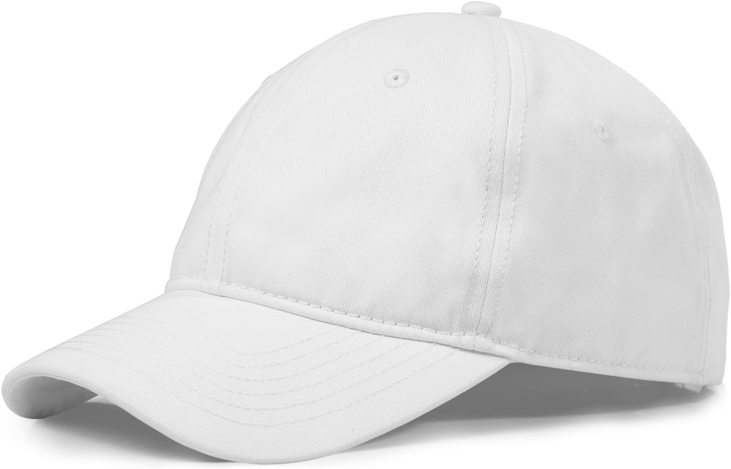 Oversize XL XXL Baseball Cap for Men Big Heads, Large Cotton Baseball Hat, Unstructured Plain Dad Cap Adjustable 23.5"-26"