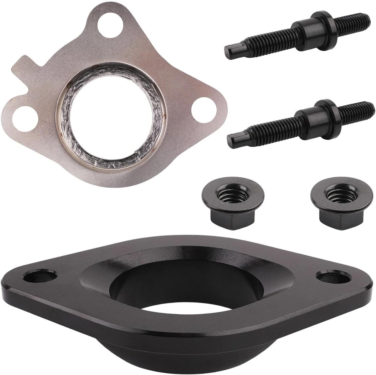 Exhaust Downpipe Adapter Flange Gasket Stud Kits