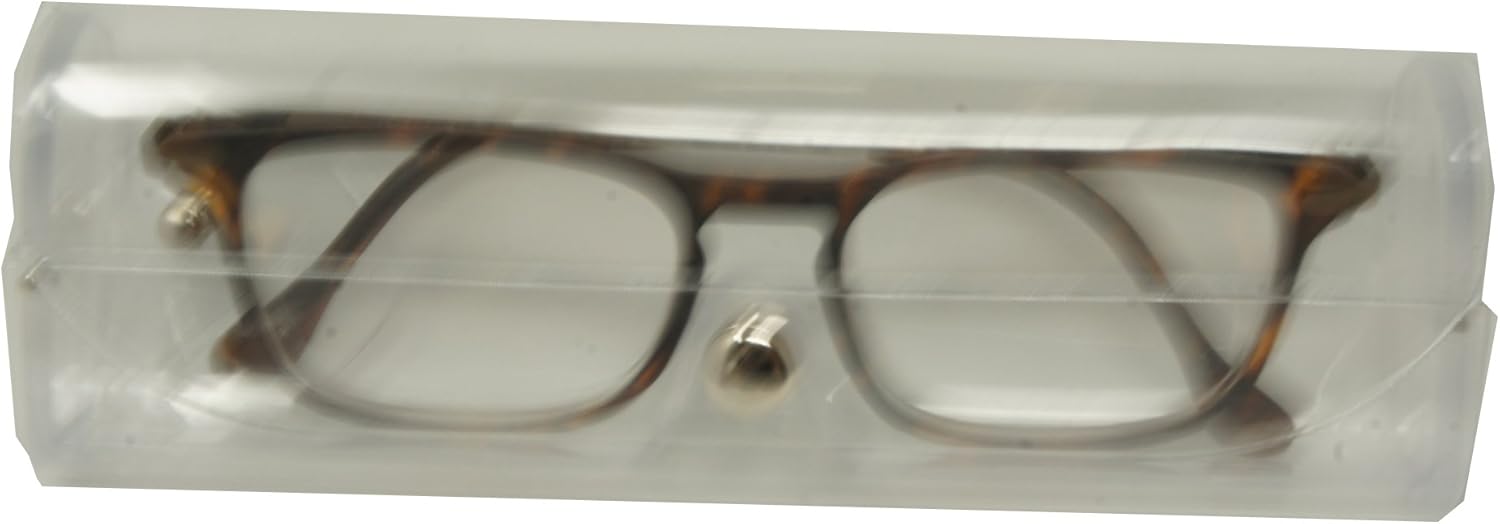 ColorViper basic square reader Unisex Reading Glasses (matte tortoise/copper temple, 2.25)