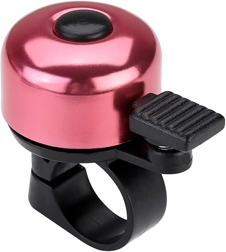 Vista 28 de Timbre de bicicleta con sonido nítido para adultos, niños y niñas 2 unidades azul - rojo