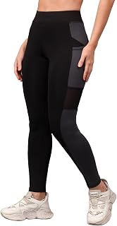 COSVOS Sports Tights & Leggings for Women with Mesh Insert : Ideal Gym Wear for Women Active Wear, Yoga & Fitness - The Ul... Price In India