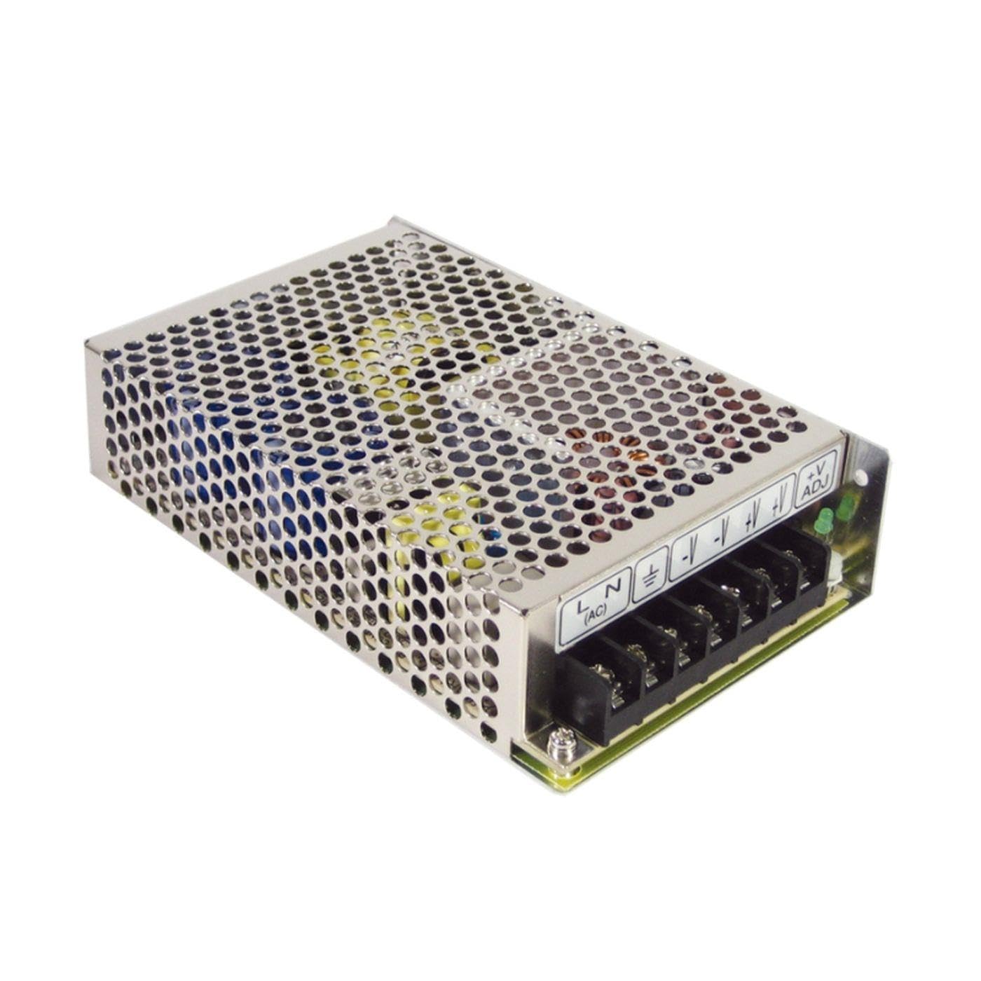 Fuente de alimentación 66W 3,3V 20A MeanWell RS-100-3,3 regulada en chasis metálico