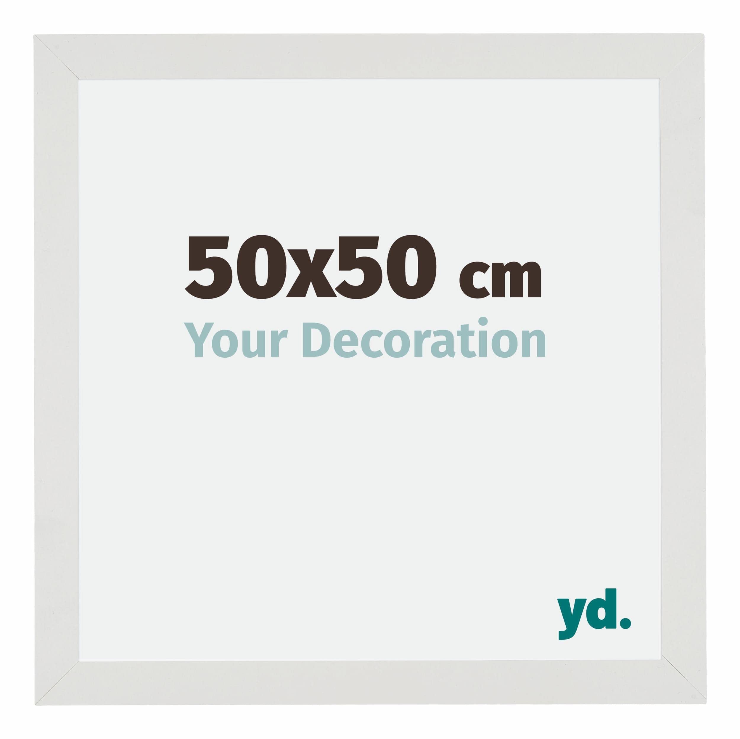 Your Decoration - Puzzle frame 50x50 - White Matte - Puzzle frame 500-1000 Pieces - MDF Photoframe - Mura