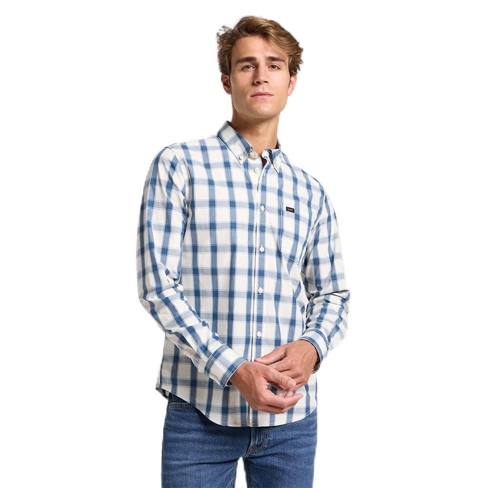Lee Men's Button Down Shirt, Orion, M