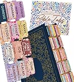 Bible Tabs - Soul Nourishing Book Summaries - 66 Peel-and-Stick SilkTouch Laminated Bible Tabs Large...