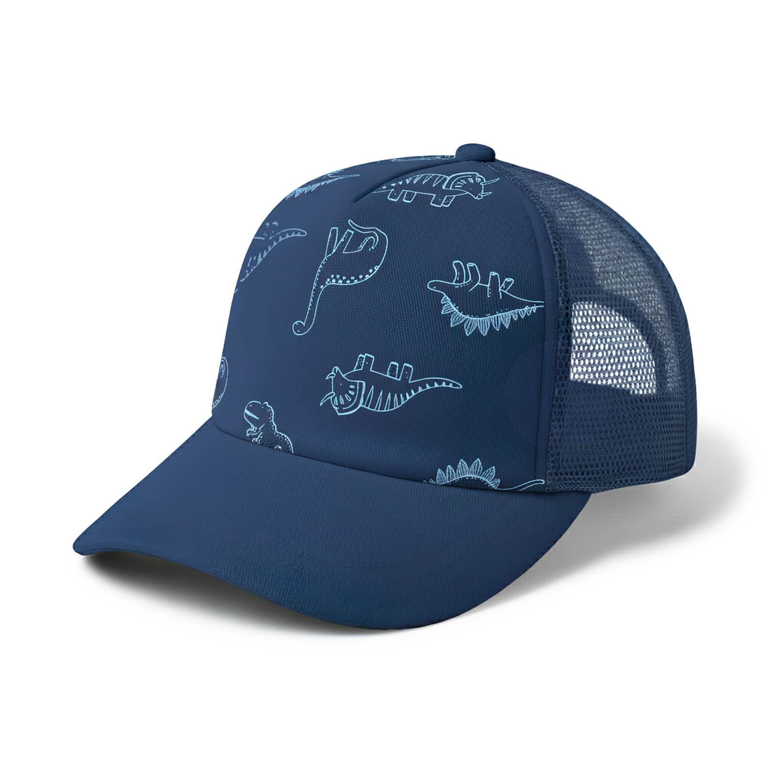 DRESHOW Toddler Baseball Cap Baby Sun Hat Cute Dinosaur Patterned Caps Unisex Baby Trucker Hats Infant Toddler Kid Hats for Boys Girls