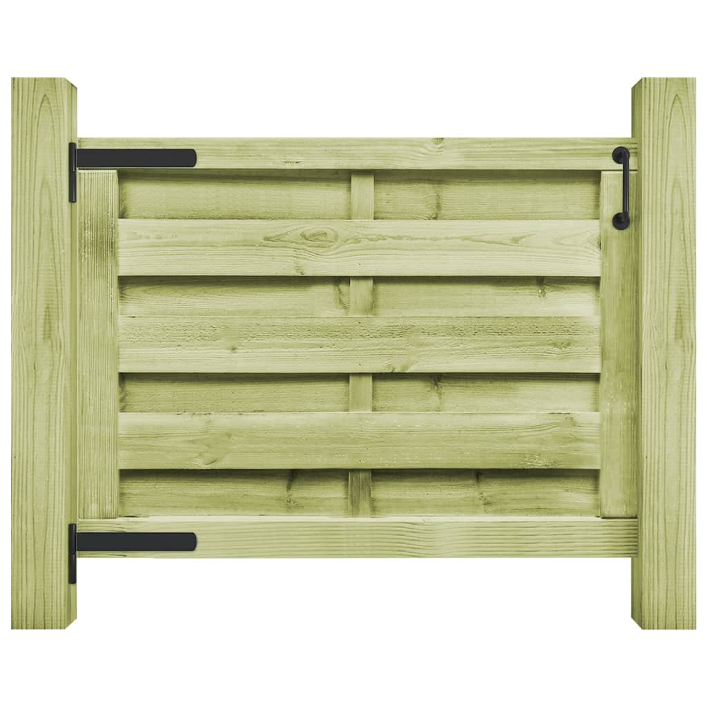 vidaXL Kiefer Imprägniert Gartentor 100x75cm Zauntor Lattenzaun Holztor Pforte