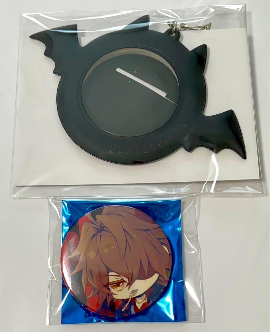 ピオフィオーレの晩鐘 コウモリカバーキーホルダー 缶バッジ ニコラ