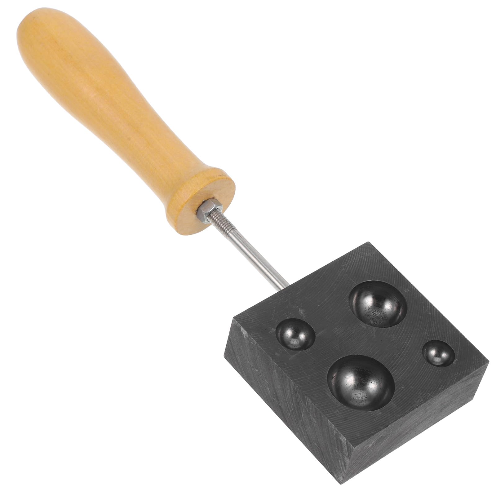 Moule en graphite pour coulée précise demi-sphère noire