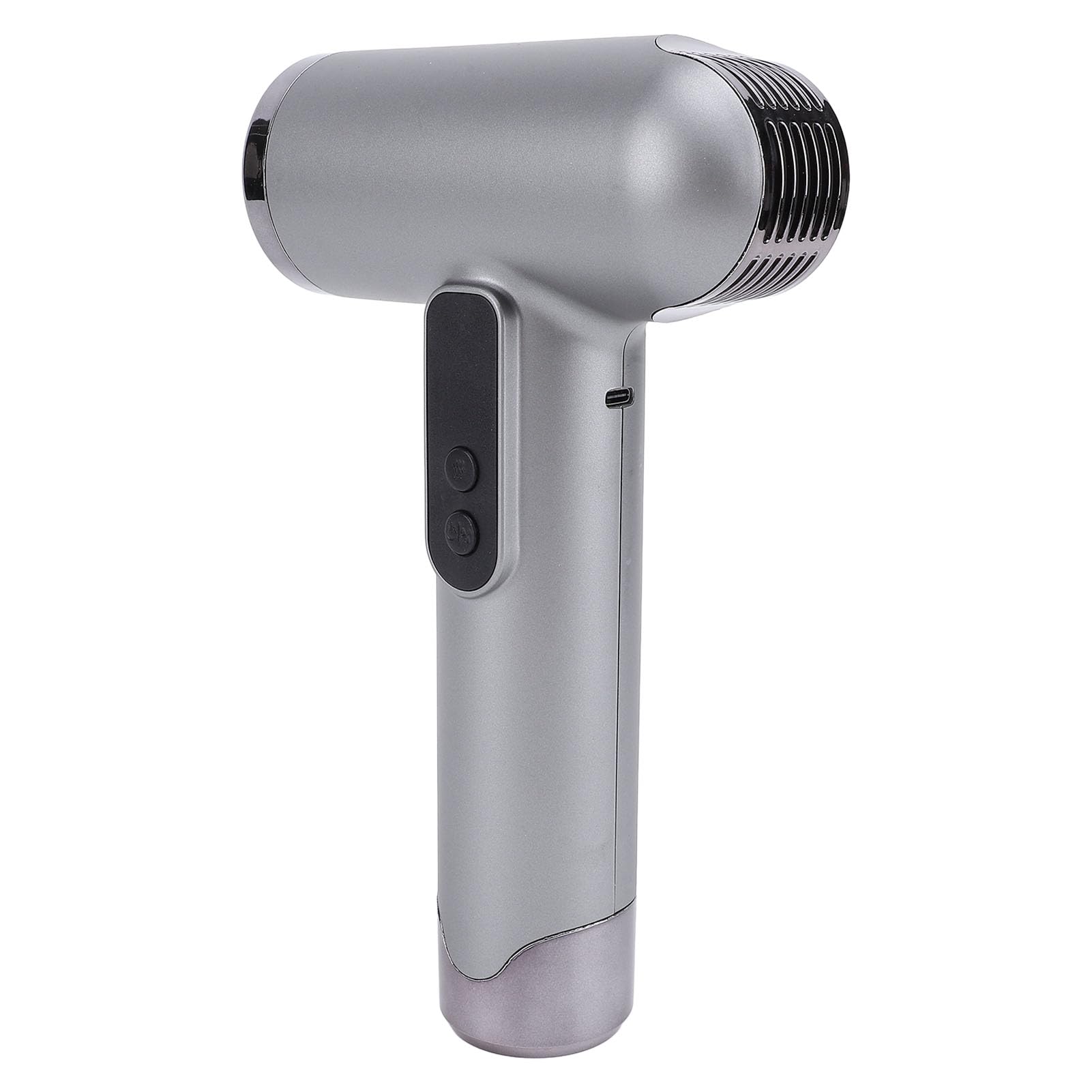 Kabelloser Haartrockner für Frauen Männer USB kabellos wiederaufladbar Föhn Reiseföhn Kalter Heißer Wind Styling Für Wohnheim Studenten Zuhause Reisen (Grau)