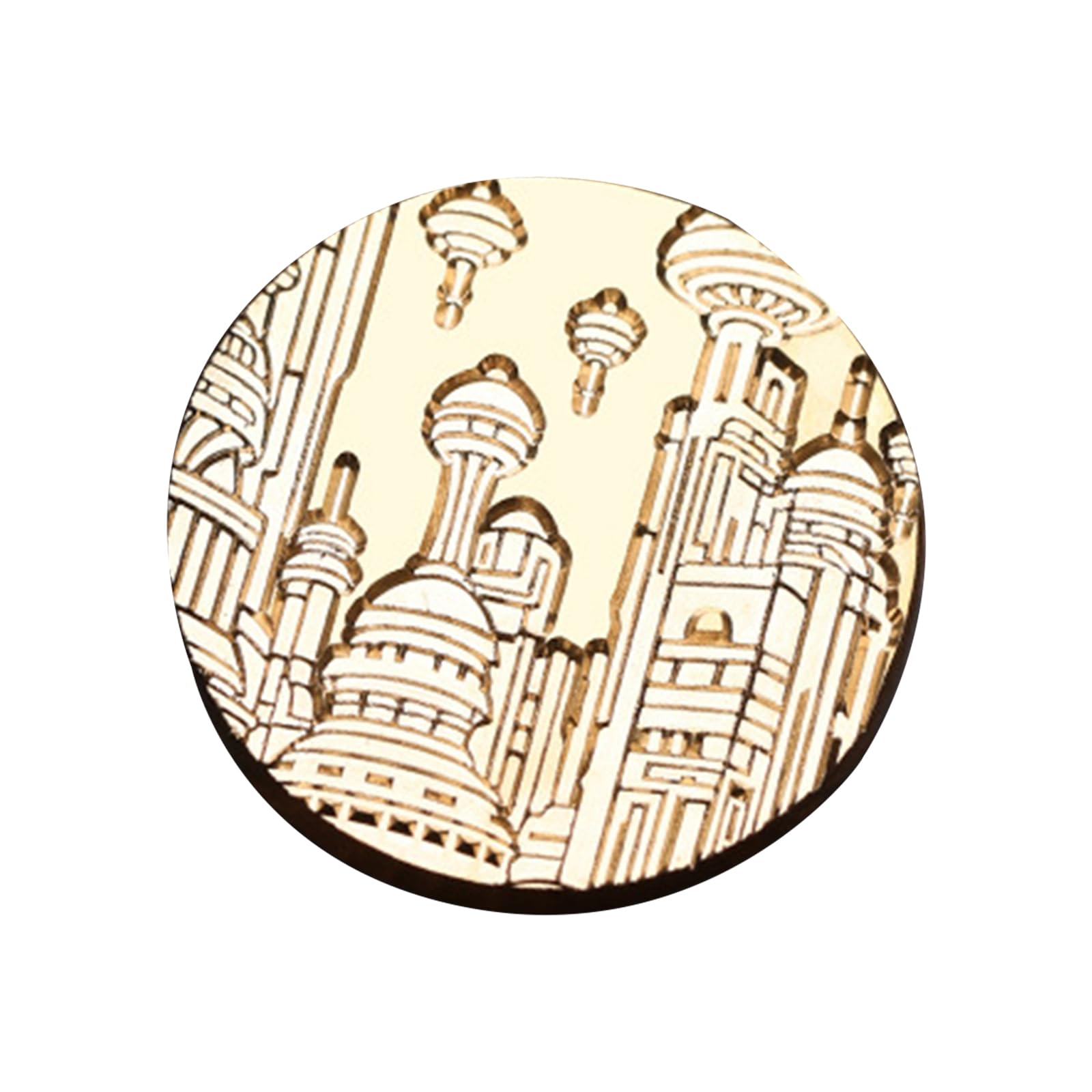 Hsioluted Brass Head Wax Seal Stamp Brass Head European Series, Stamp Perfect for Enthusiasts Vintage European Wax Seal