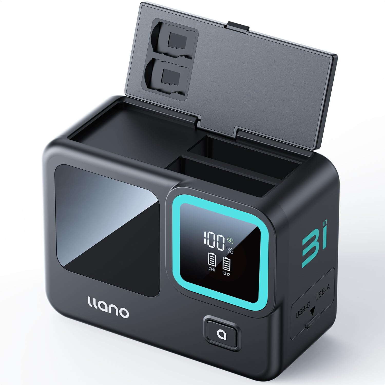 Amazon.co.jp: llano 3 in 1 Insta360 Ace Pro用 バッテリー 充電器