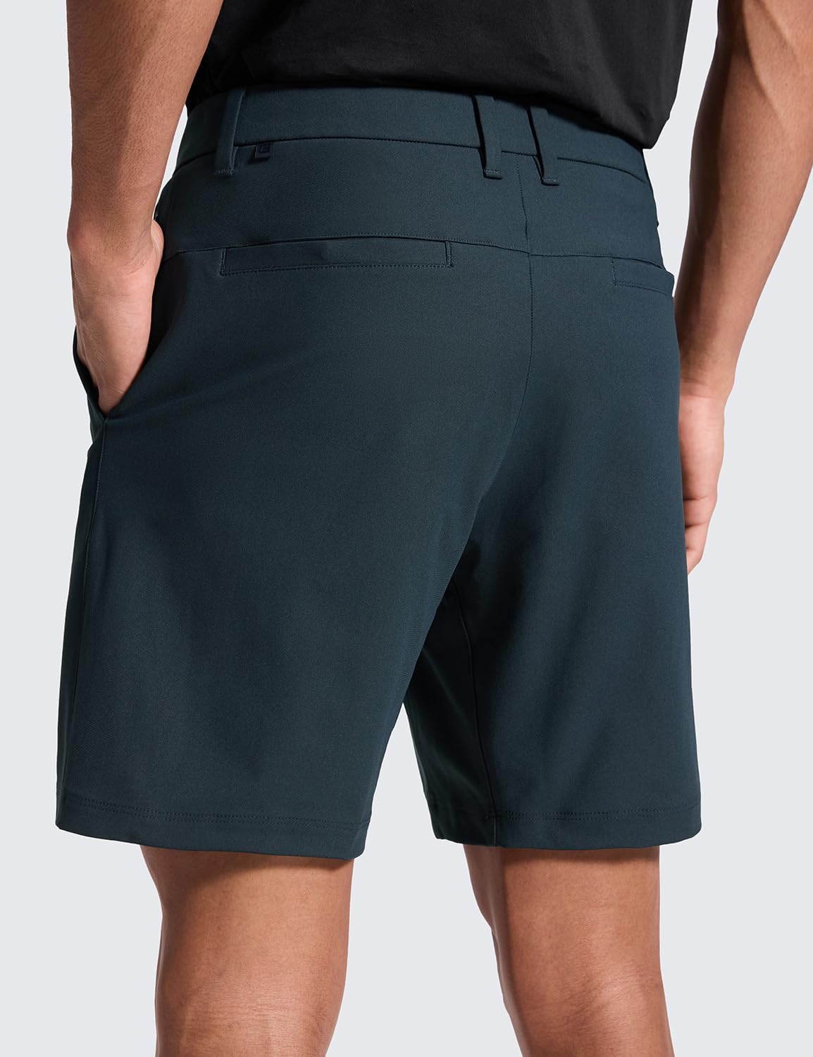 CRZ YOGA Men's All Day Comfy Golf Shorts - 7"/9" Stretch Lightweight Flat Front for Casual Work with Pockets