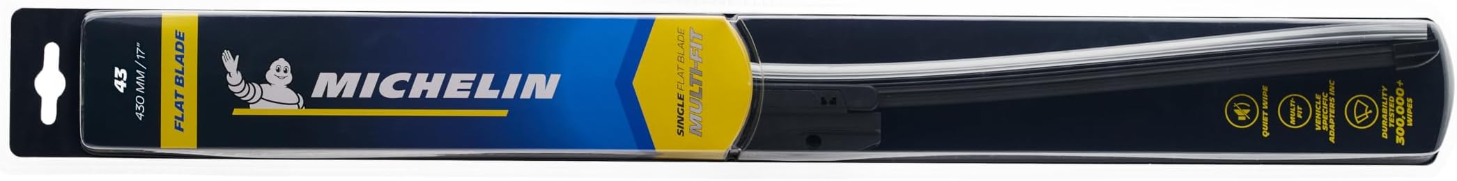 MICHELIN Flat Wiper Blade MULTI-FIT 17"inch