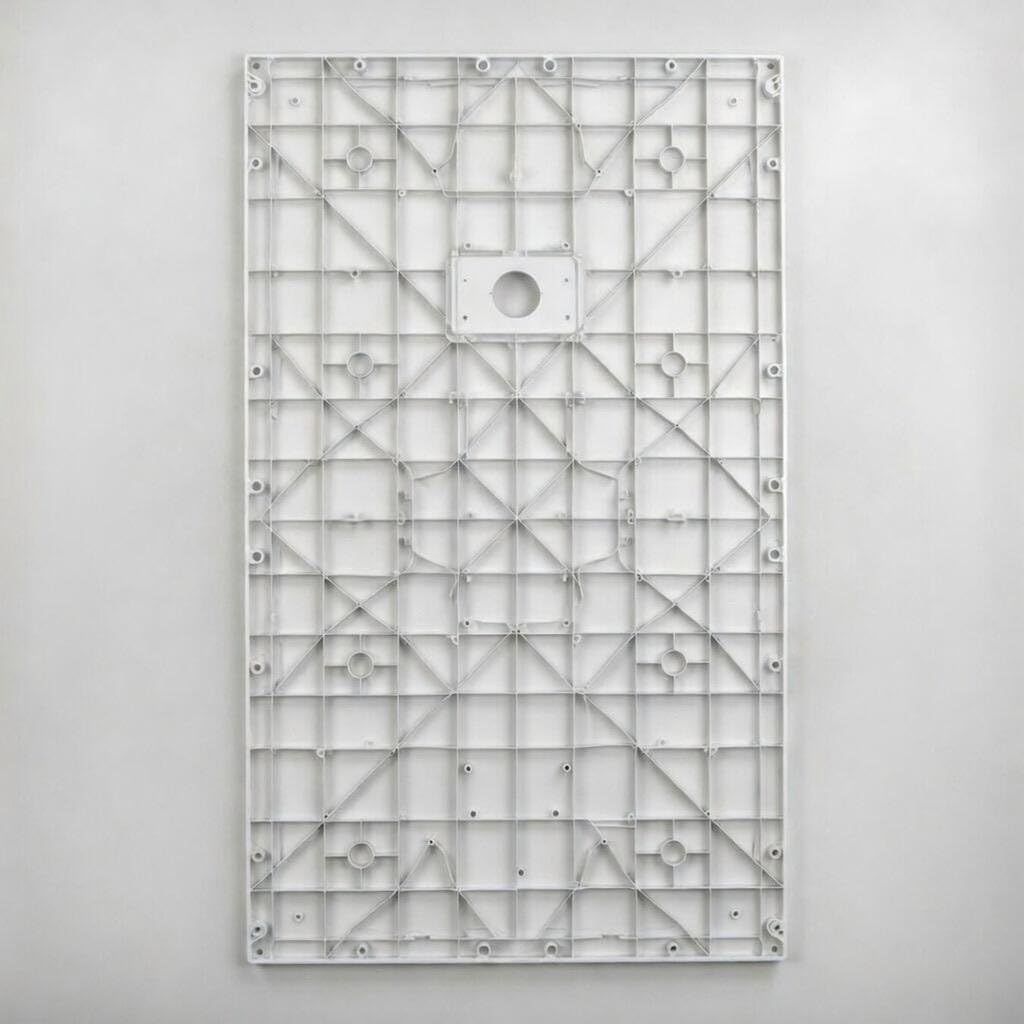 Piatto doccia in resina 70x160 cm SMC effetto pietra colore bianco CUBA