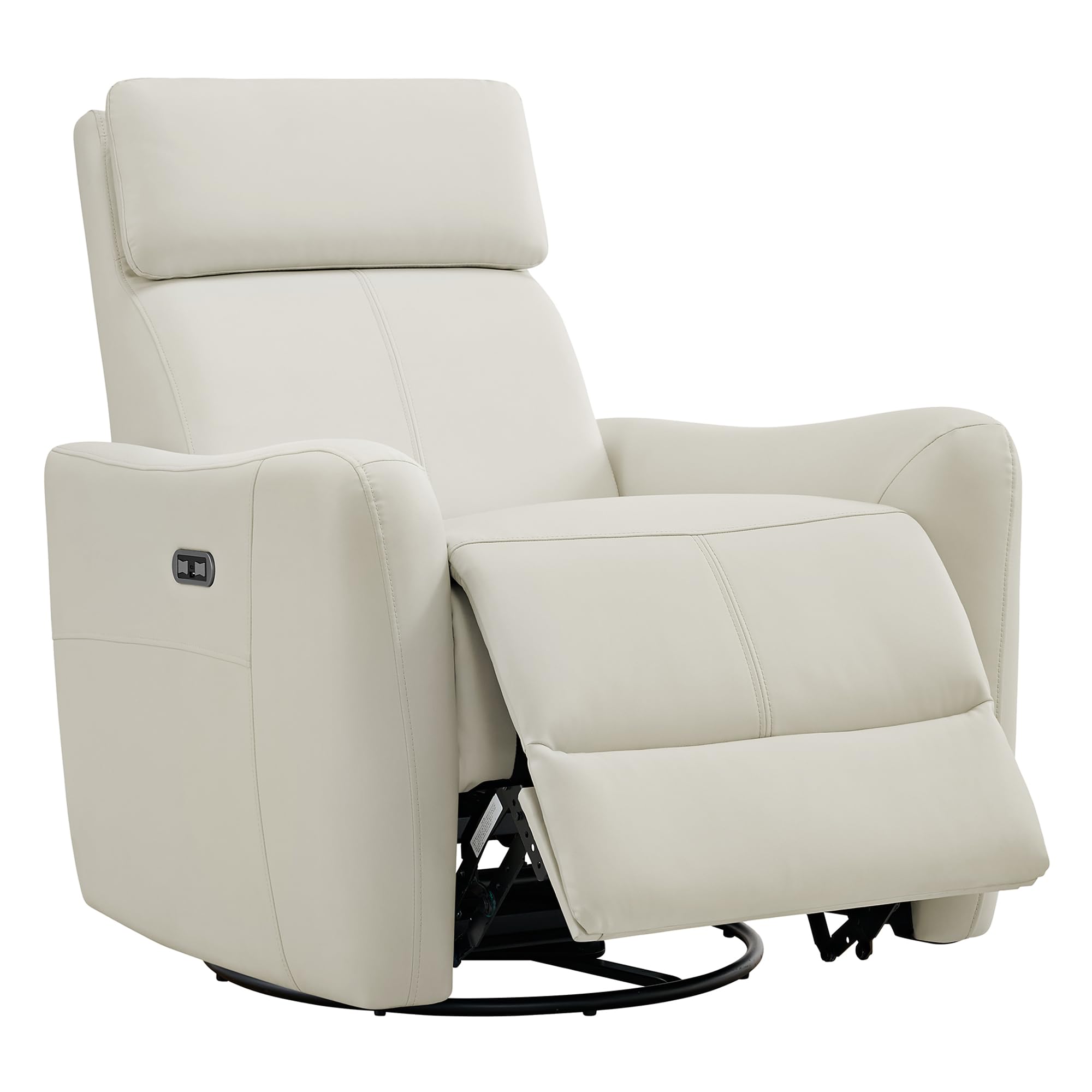 Power Lift Recliner Chair with USB Charging, 270° Swivel & Glider - Electric Recliner for Living Room Faux Leather Easy Assembly