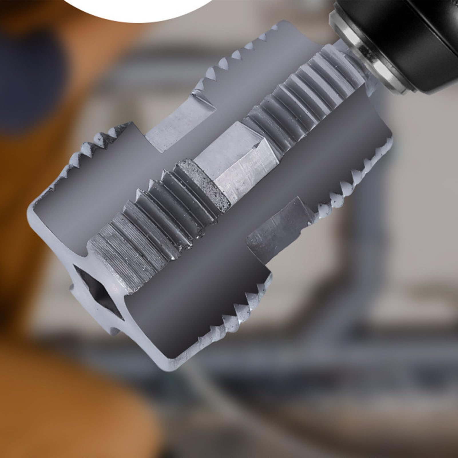 PVC Pipe Threader - Manuelles Wasserrohr -Gewinde -Tap -Kit, wiederverwendbares Power -Bohrerfäden -Werkzeug | Hochleistungsleitungs-Threader für PPR & PVC-Rohre, professionelles Rohranpassungszubehör