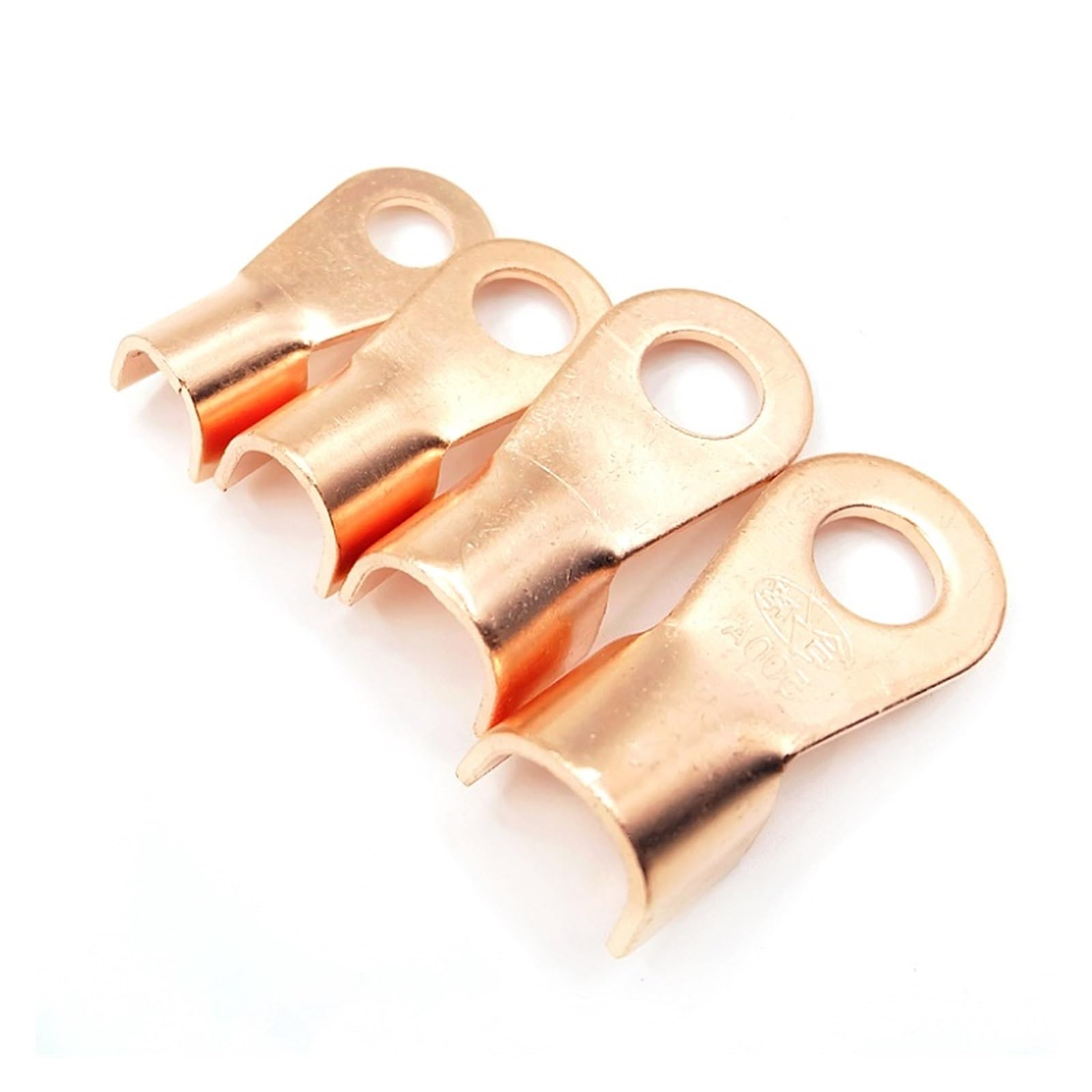 OT-Serie Terminal 3 10 20 40 50 60 80 100 A Spleißdraht Kupfer O-förmiger runder blanker Kabelstecker (Size : 198PCS with box)