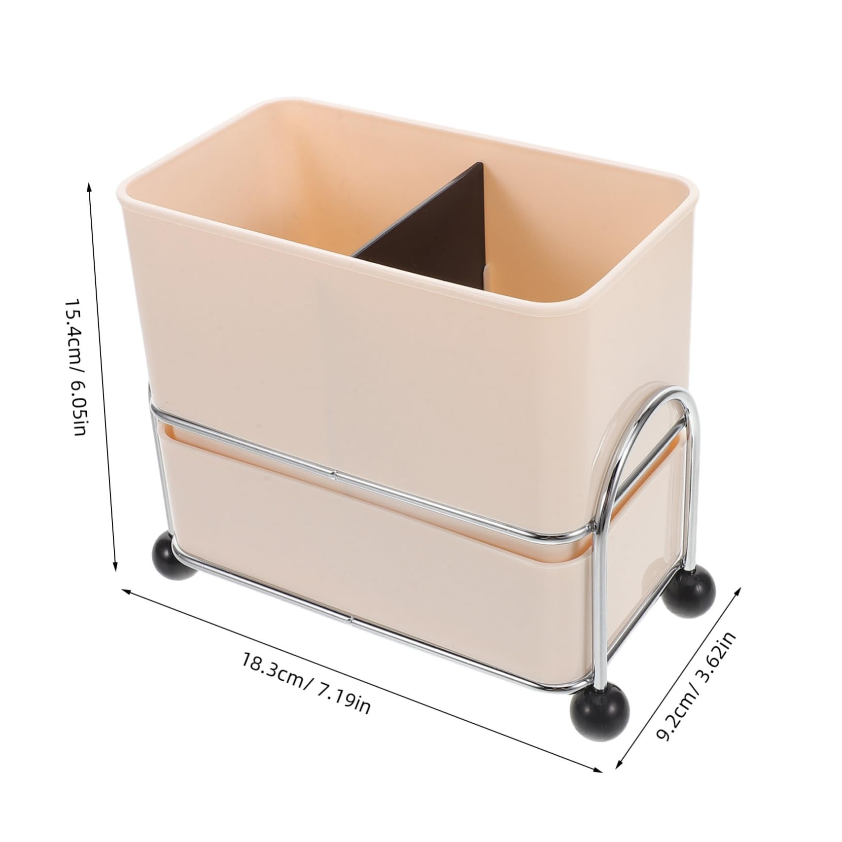 Cabilock Silverware Drying Basket Compact Utensil Holder for Kitchen Countertop Stylish Cutlery Stand with Draining Rack for Chopsticks and Spoons Space-saving Organizer