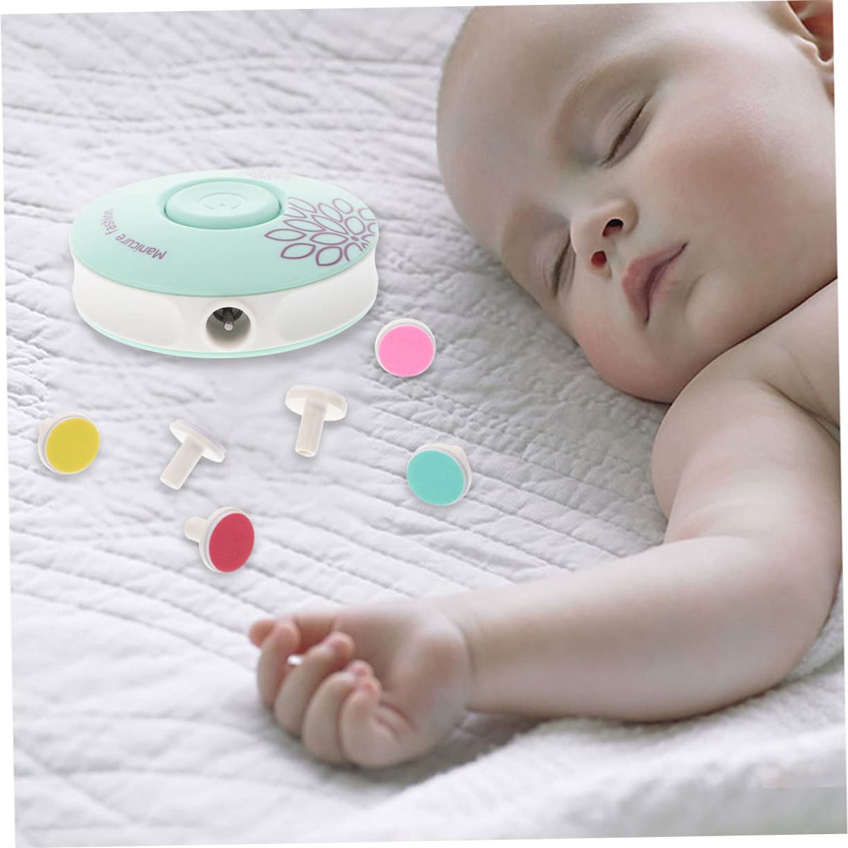 minkissy 3 Set Manicure Elettrico Tagliaunghie Per Bambini Set Lima Per Unghie Elettrica Delle Unghie Kit Pedicure Per Bambini
