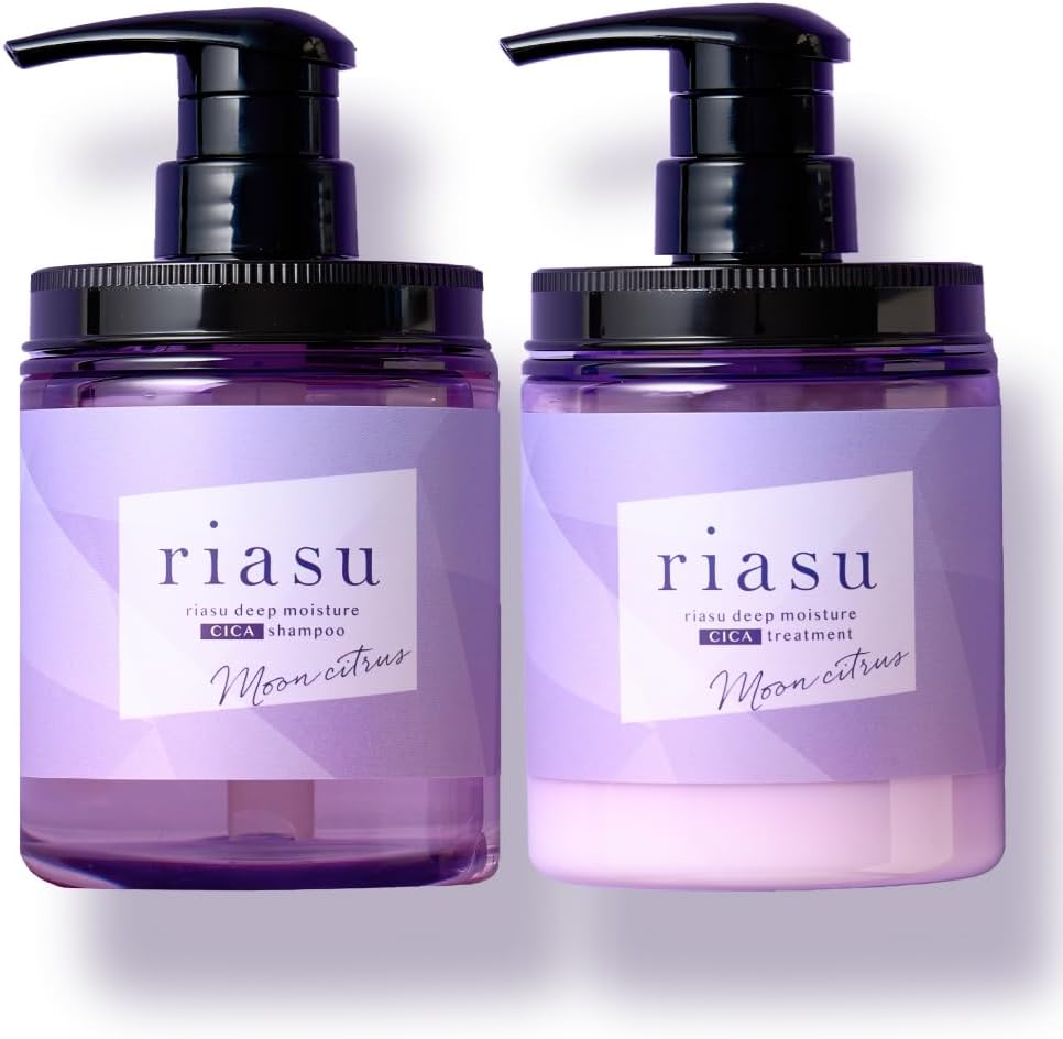 リアス ディープ モイスチャー CICA シャンプー トリートメント セット [ 美容室 サロンシャンプー ダメージ集中補修 うるおい保湿 ツヤ髪 ] 1セット/380m