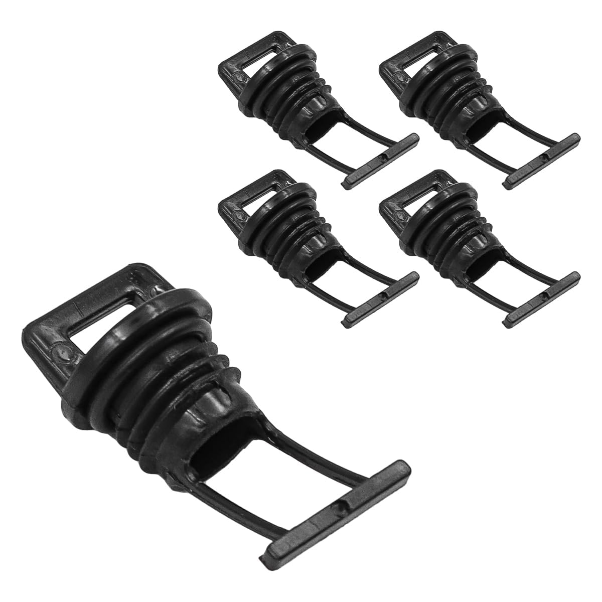 FONGKNOX 5 Pcs Kayak Water Hole Plug Boat Plug Marine Receiver Kayak Thread Bungs Canoe Drain Holes Canoe Scupper Plug M19 Tapered