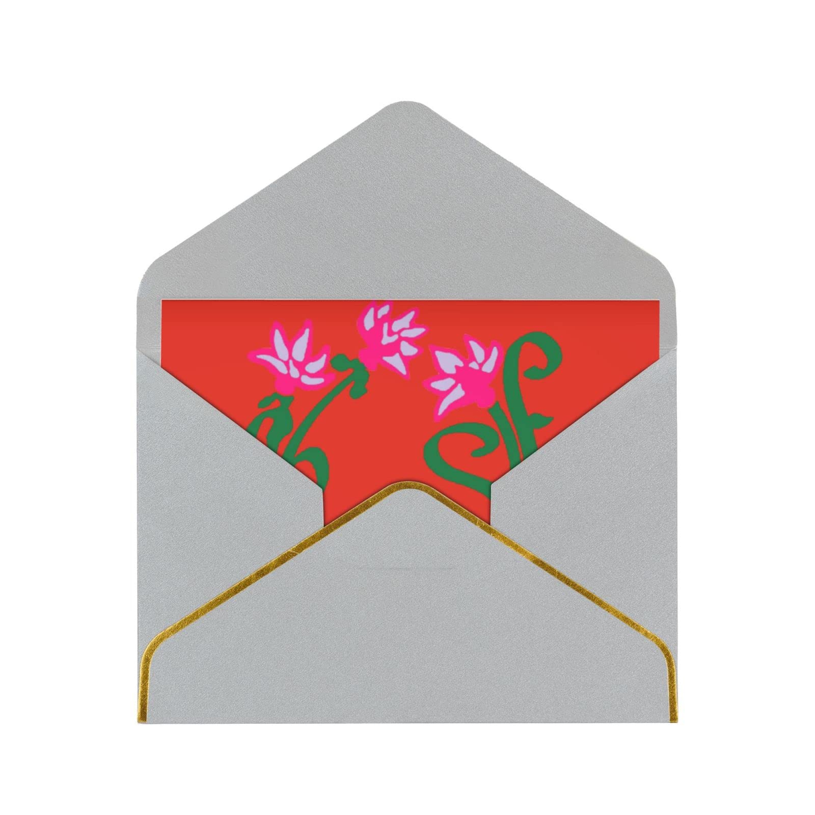 Lotus Flower Namaste Phnom Penh Pearl Paper Greeting CardThank You CardValentine'S Day GiftBirthday CardFriendship CardWedding Card