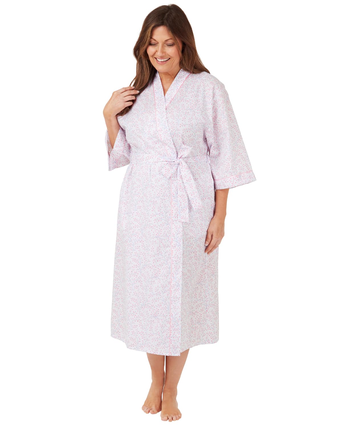 Undercover Ladies Floral Wrap MA40916 Pink 16-18