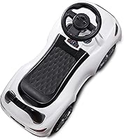 Vista 9 de VEVOR Auto de empuje para niños pequeños, a partir de 19 meses, corredor de paseo, juguete para niños pequeños sentado a pie, auto de paseo