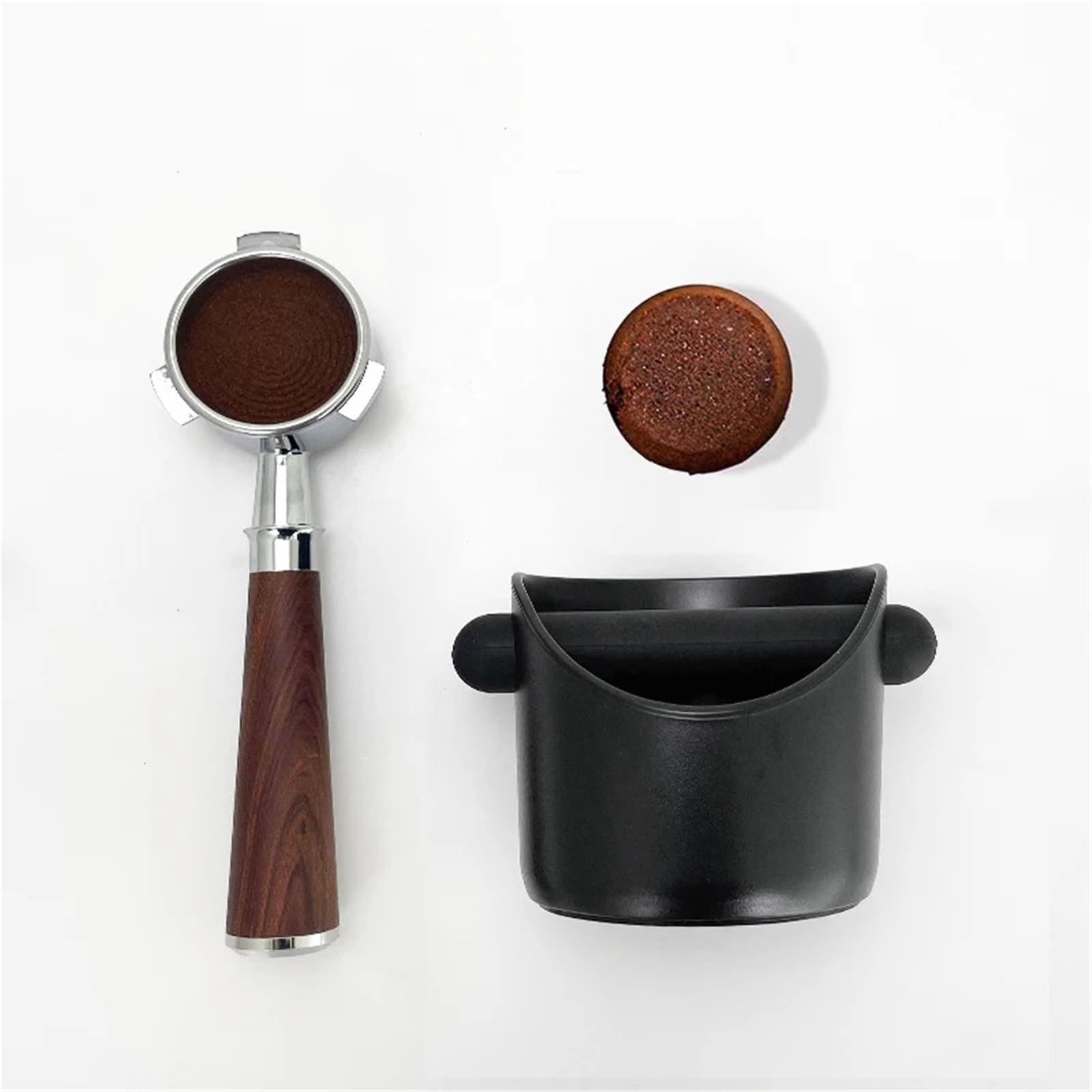 Contenedor volcador de molienda y caja café Para Café | Cubo de contenedor de posos for accesorios de máquinas de herramientas de barista(800ml White)